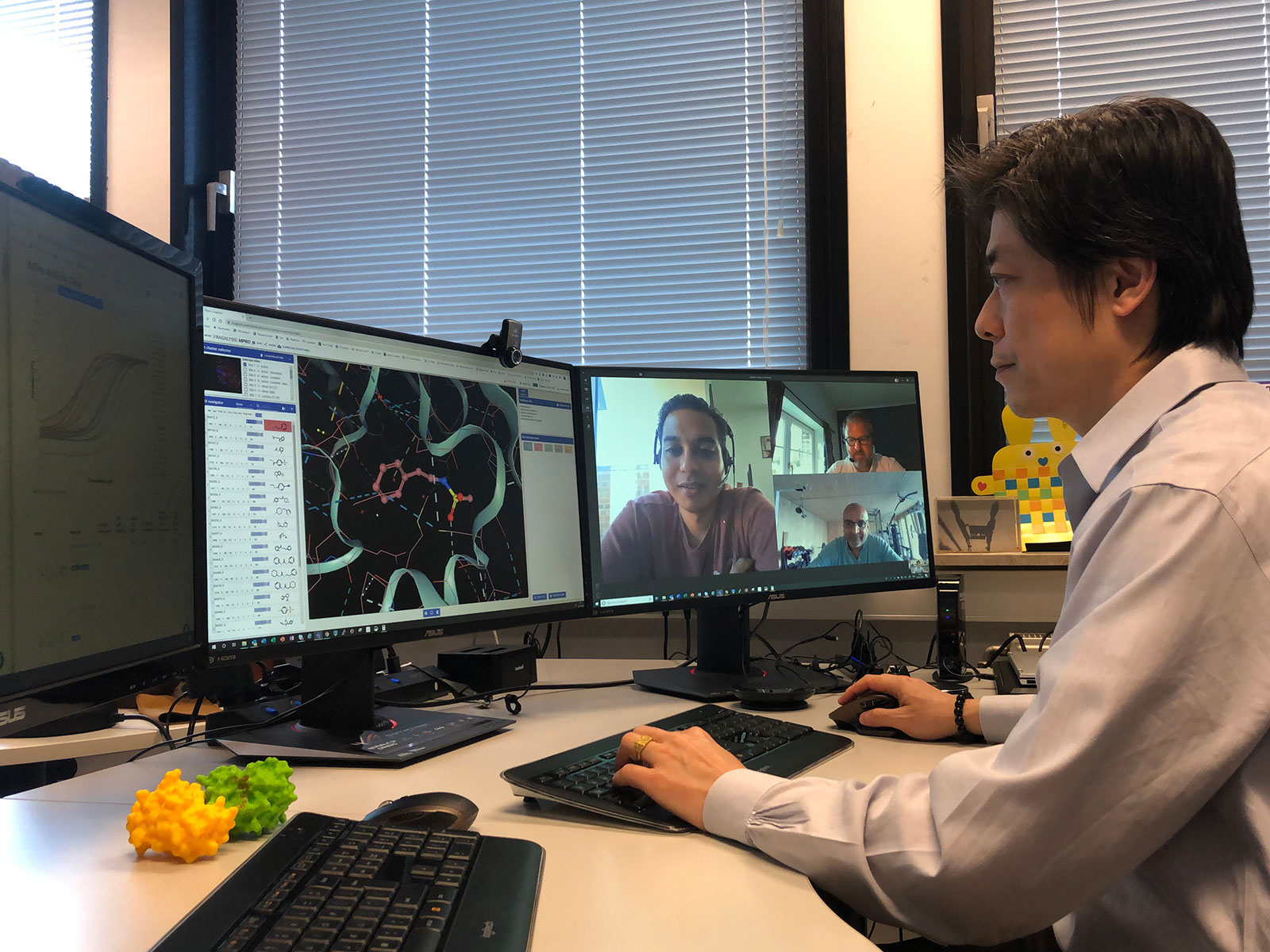 an image showing participants of the COVID Moonshot crowdsourcing initiative