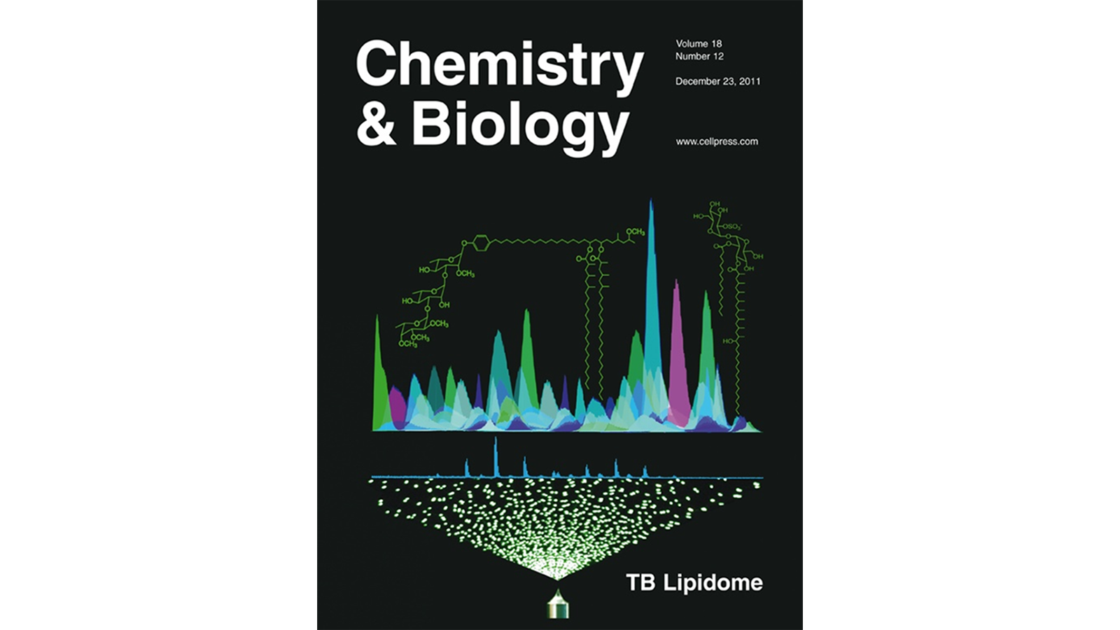 Journal cover of Chemistry and Biology with the The Lipidomics Team article pictured