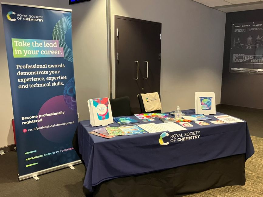 The RSC's stand at the event