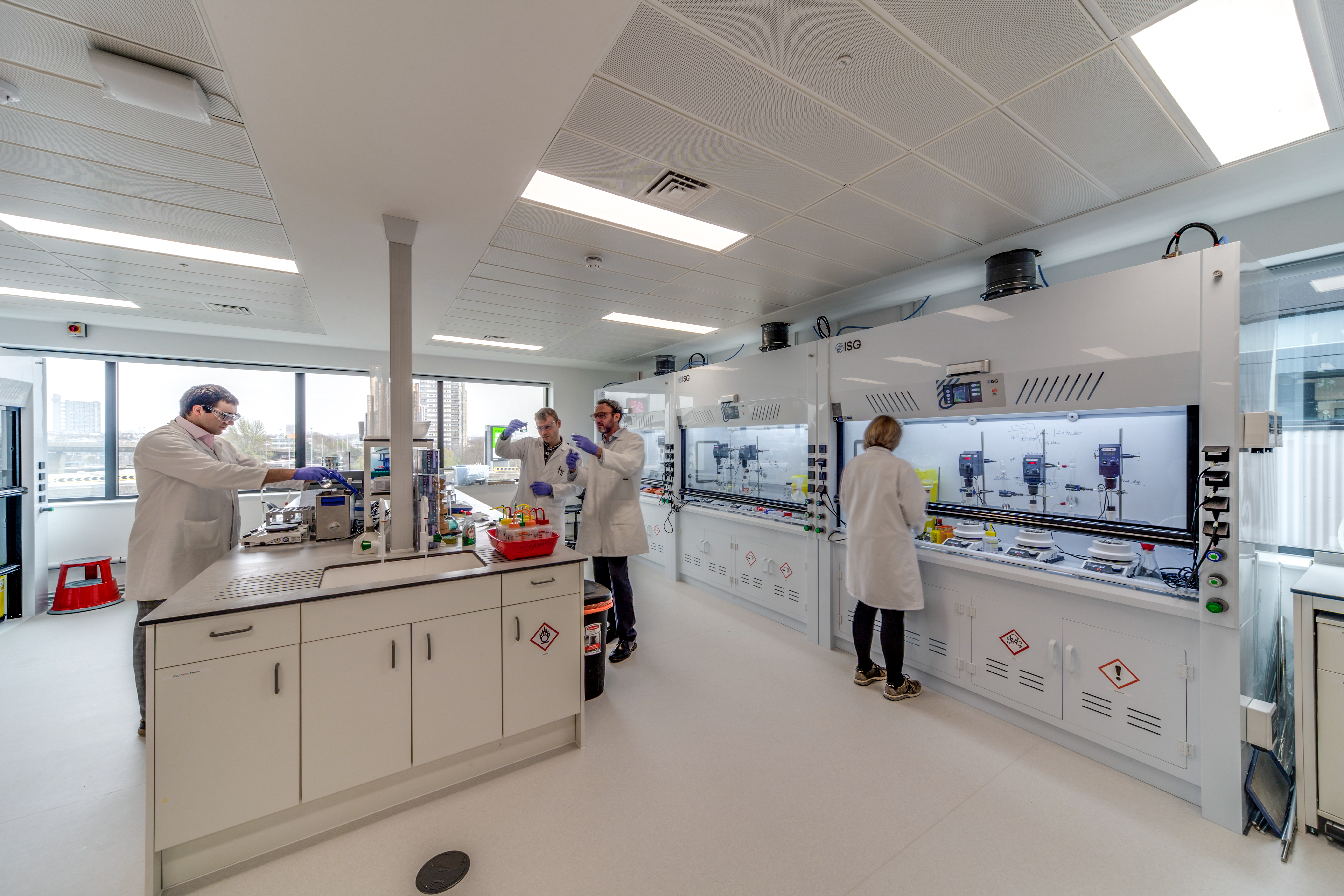 The Puraffinity team at work in their lab