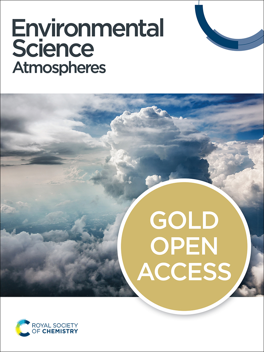 The cover for Environmental Sciences: Atmospheres