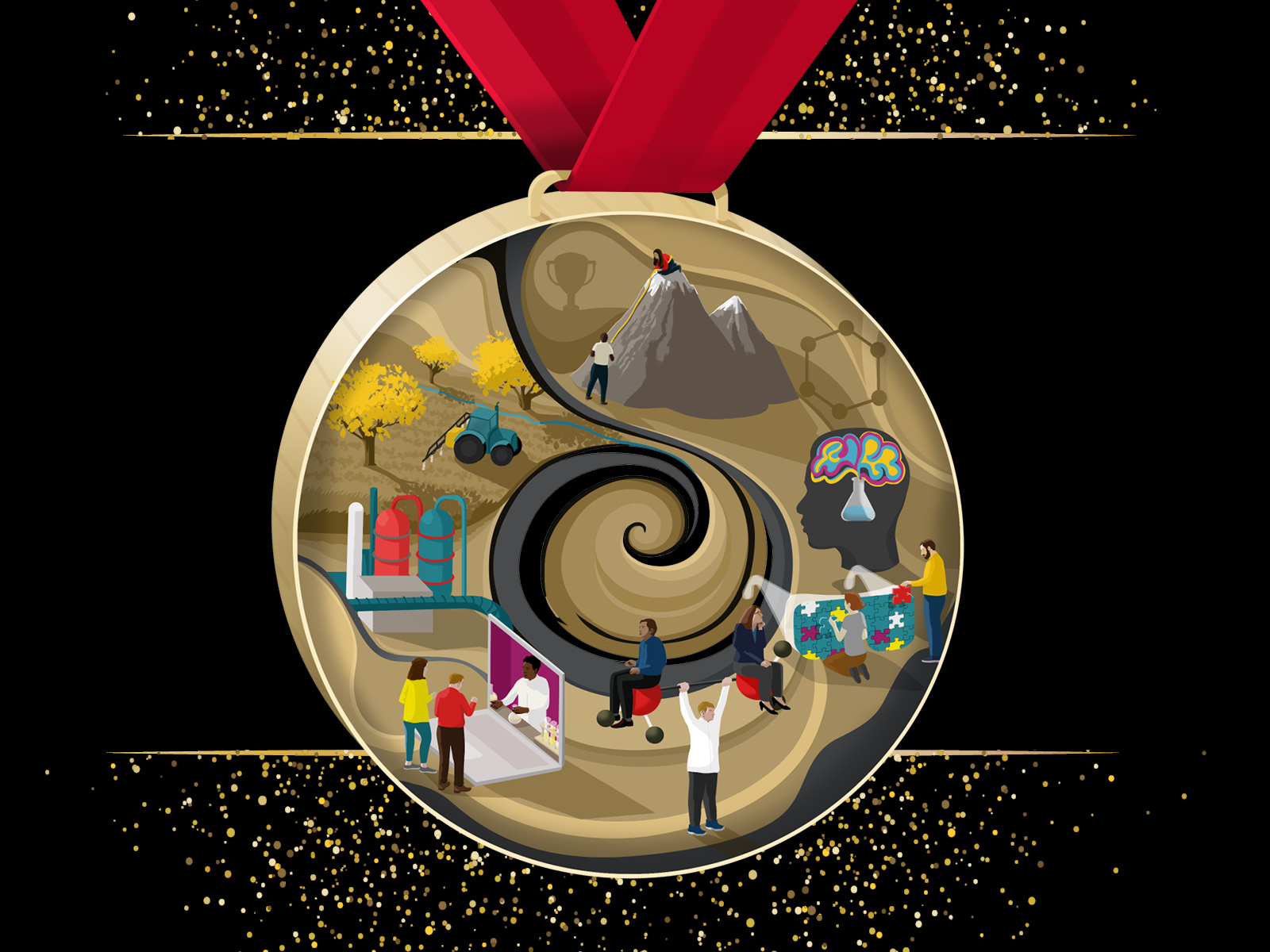 Prizes ribbon Prizes ribbon