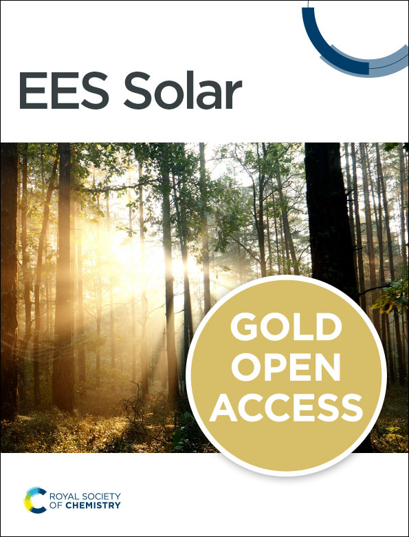 The front cover of new RSC journal EES Solar