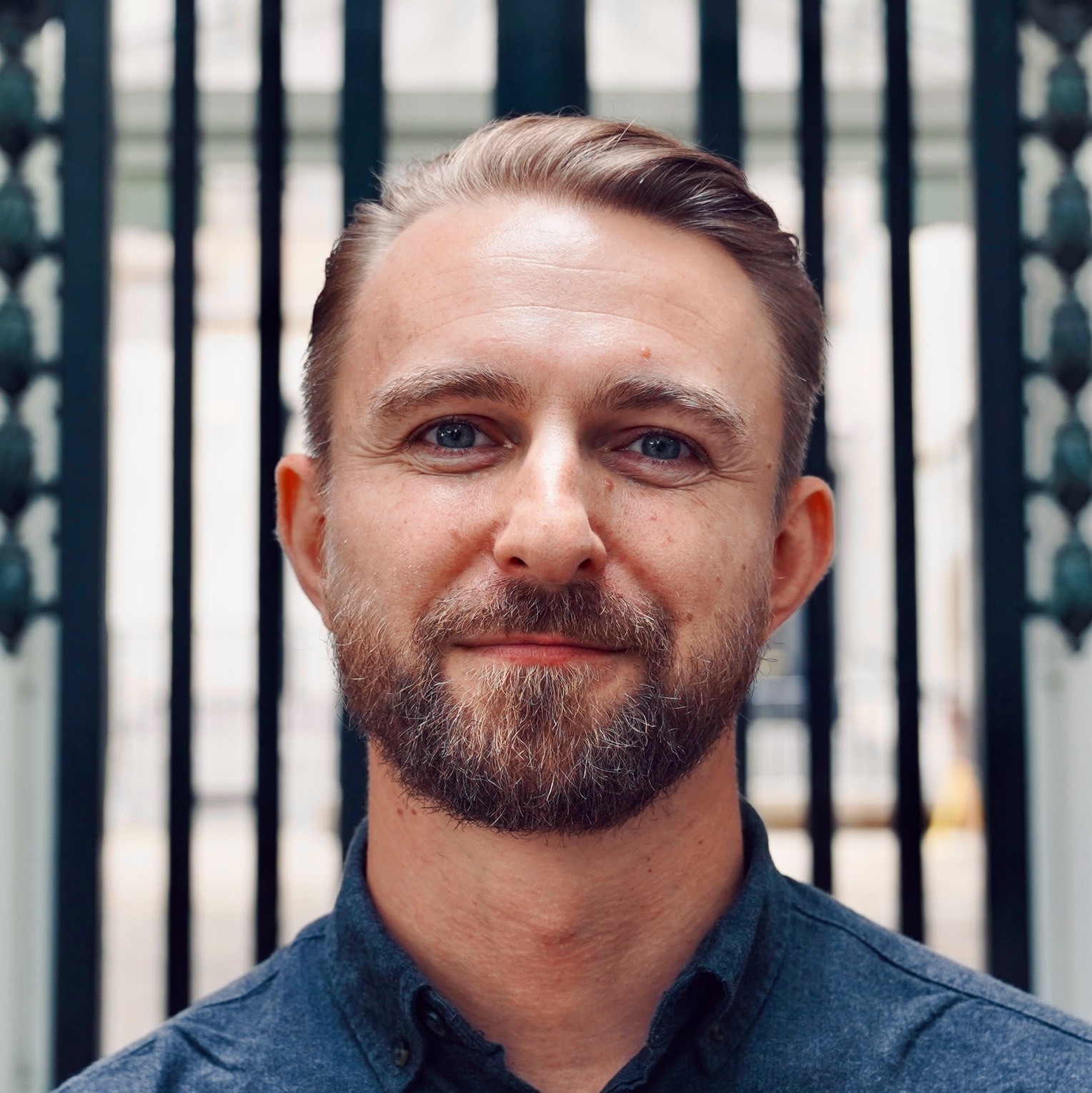 a man with a beard and mustache