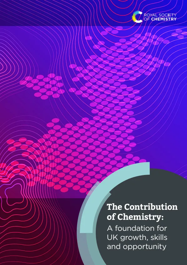 The Contribution of Chemistry - RSC 2026 Summary Report front cover The Contribution of Chemistry Summary Report front cover