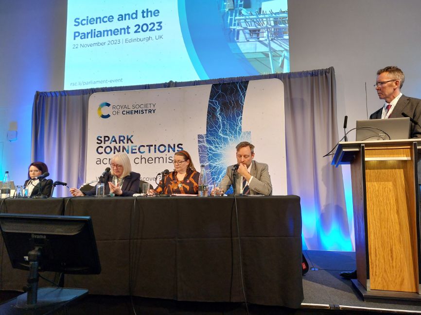 Pam Duncan Glancy (Labour), Beatrice Wishart (Liberal Democrats), Clare Adamson (SNP) and Liam Kerr (Conservatives) joined former BBC journalist Bill Whiteford