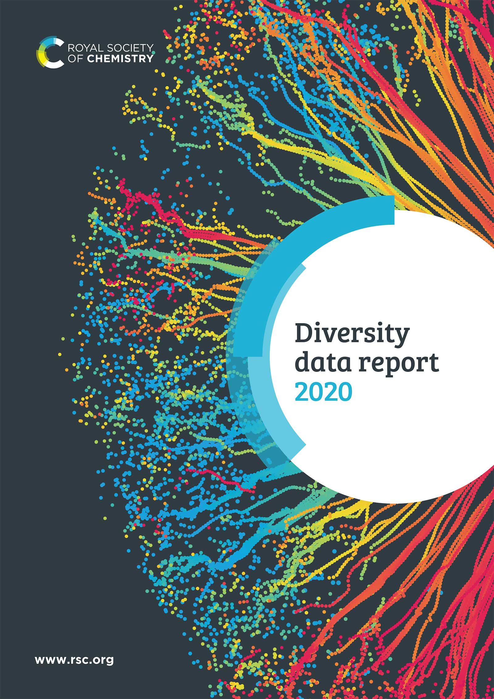 The front cover of the RSC's 2020 Diversity Data Report is pictured