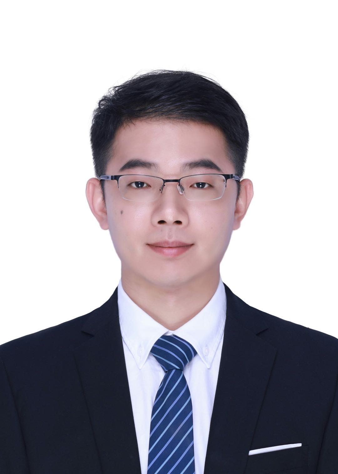 Headshot of Long Ye wearing a white shirt with a tie and black suit.