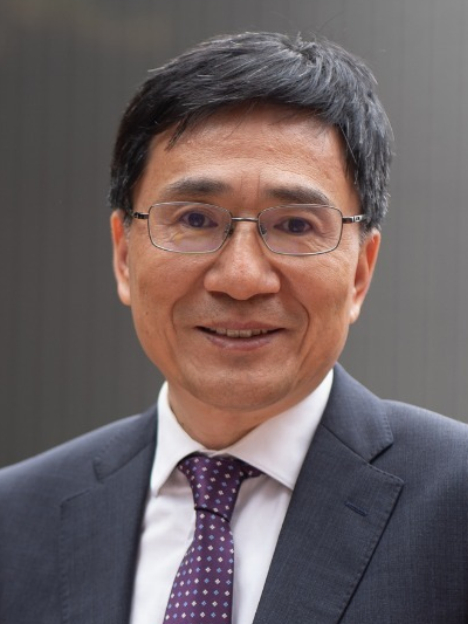 Hongzhe Sun in a suit and tie