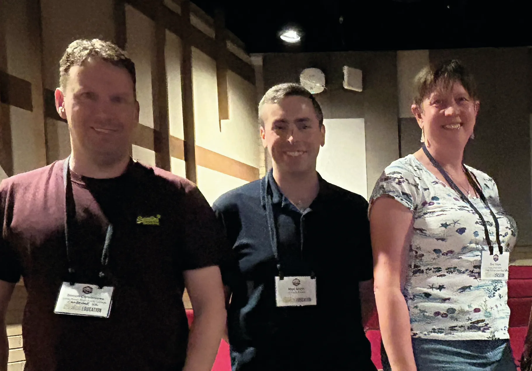 ChemEd 2025 for The Voice Simon, Matthew, Zoe Simon Colebrooke, Matthew Smith and Zoë Thorn