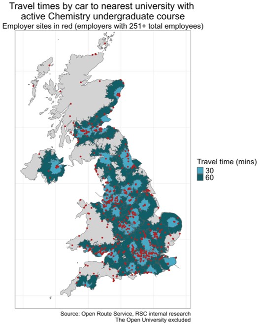 travel-times-by-car-to-nearest-university-with-active-chemistry-undergrad-course